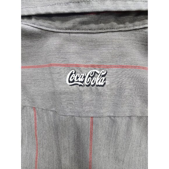 Vintage 70s Coca-Cola Uniform Shirt Men 2XL Embroidered Logos - Picture 5 of 8